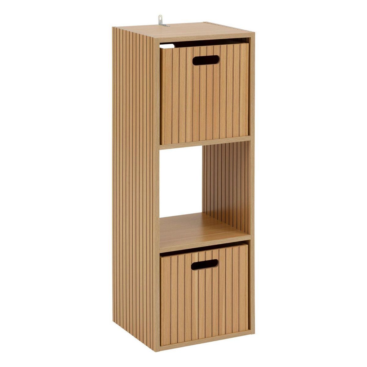 FIVE Étagère 3 cases mix en bois TASSO - Beige
