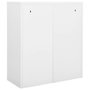 Voir la diapositive 5 : VIDAXL Armoire de bureau Blanc 90x40x102 cm Acier