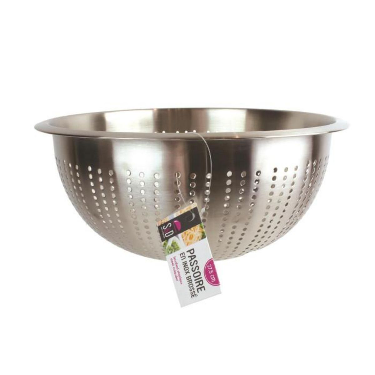Paris Prix Passoire en Inox Brossé  Colander  27cm Argent