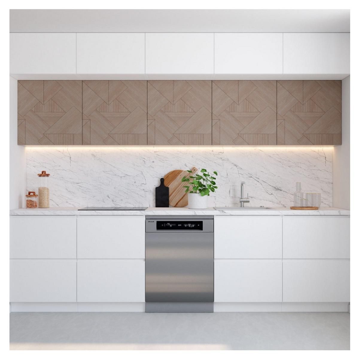 BRANDT Lave-vaisselle 60cm 14 couverts 44db silver - BDF424VDX