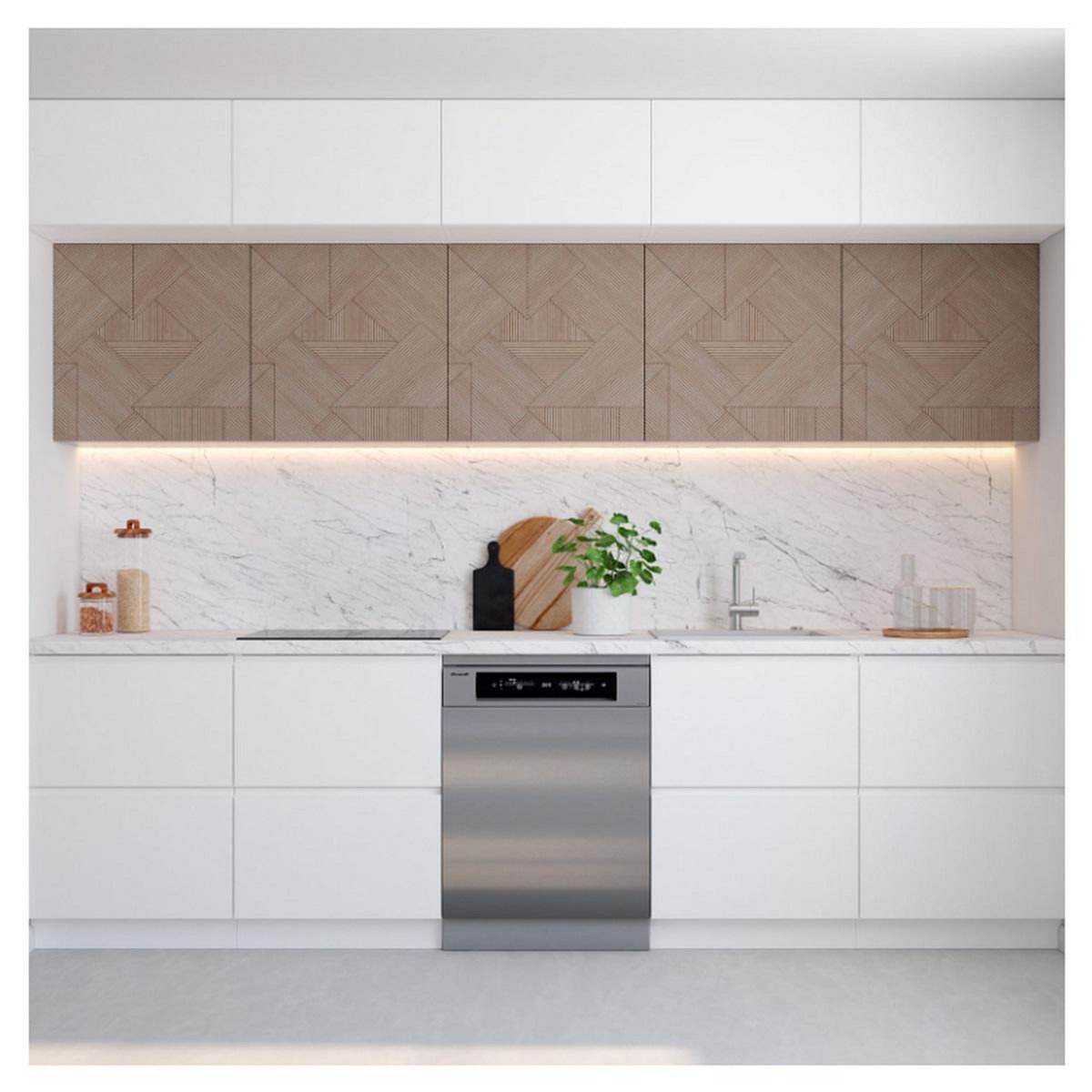 BRANDT Lave-vaisselle 60cm 14 couverts 44db silver - BDF424VDX