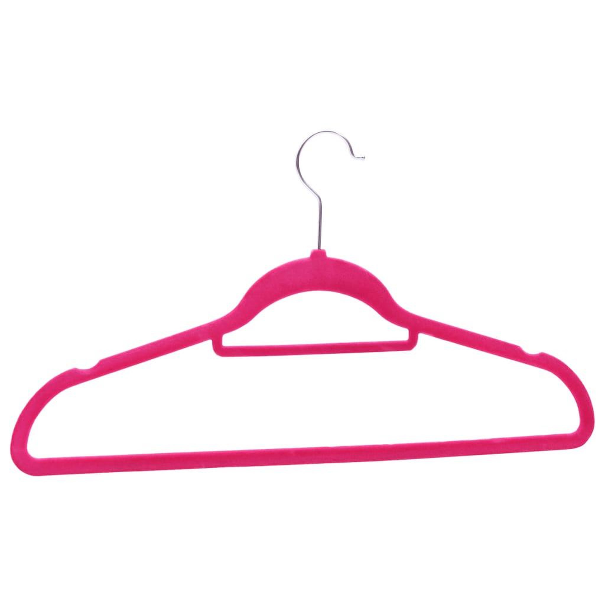 Voir la diapositive 5 : VIDAXL Cintres antiderapants 100 pcs Rose Velours