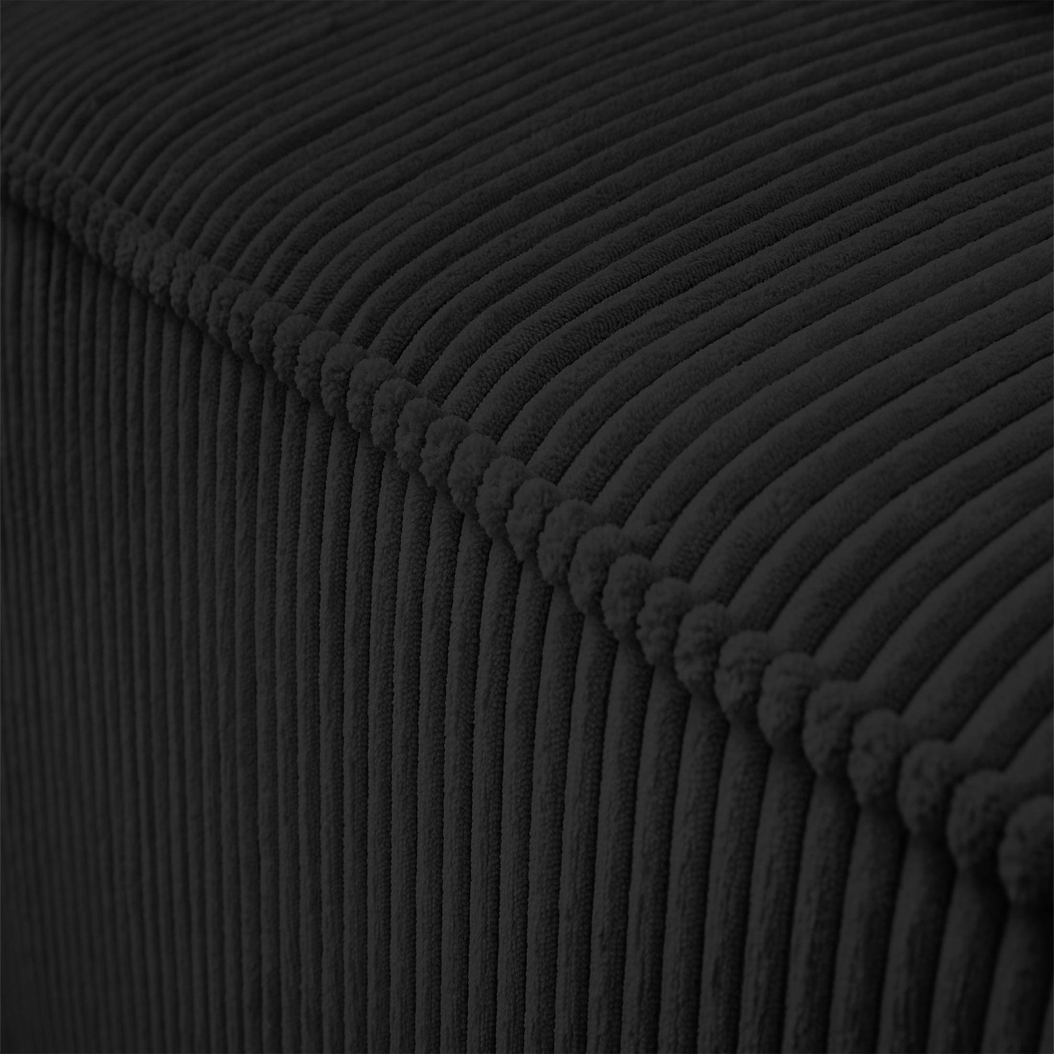Voir la diapositive 3 : LISA DESIGN Colombine - module d'assise droit - en velours côtelé
