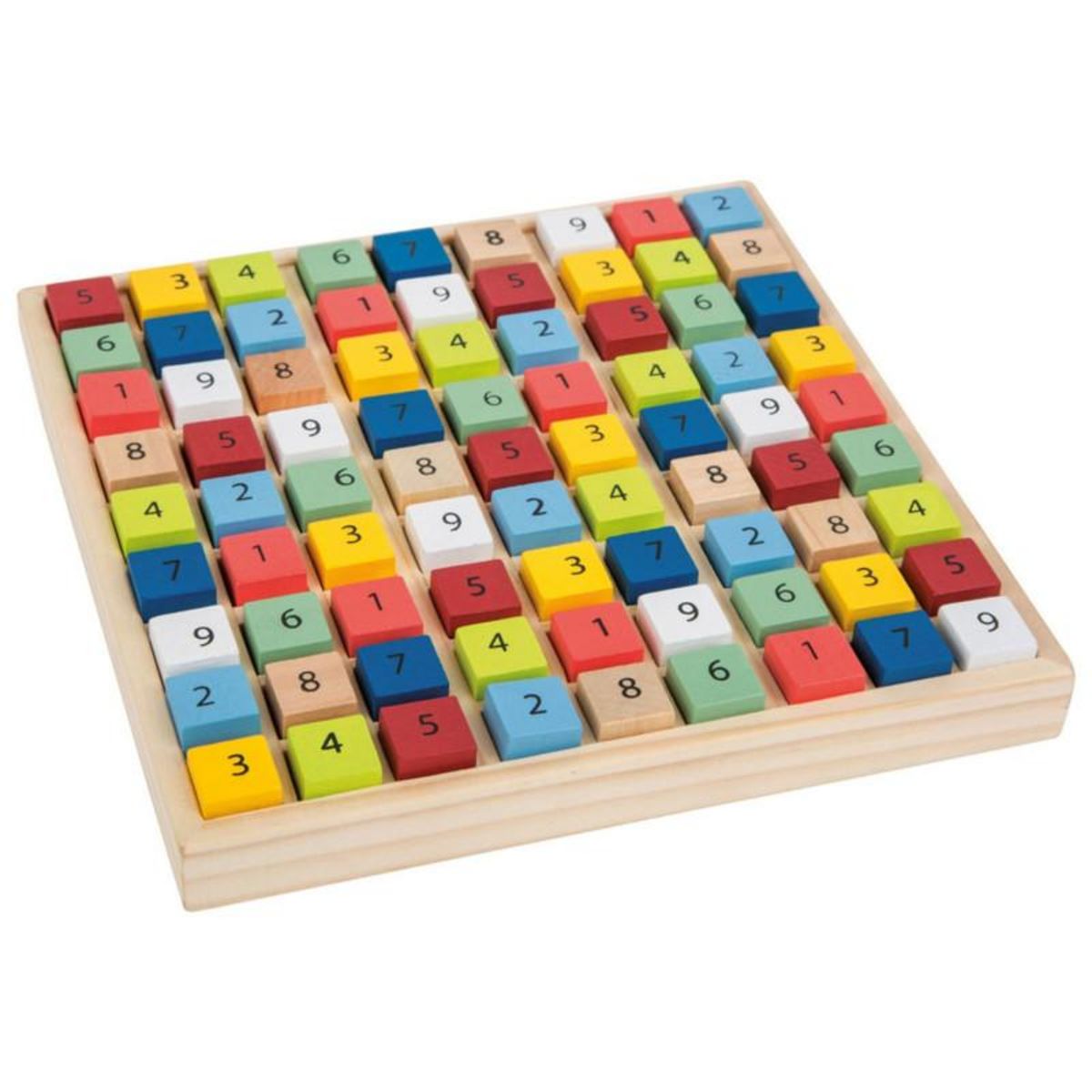 SMALL FOOT Small Foot - Wooden Sudoku Game Color, 82pcs. 11164