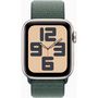 Voir la diapositive 2 : APPLE Montre connectée SE 44mm Lumière Stellaire/Vert Loop Cell