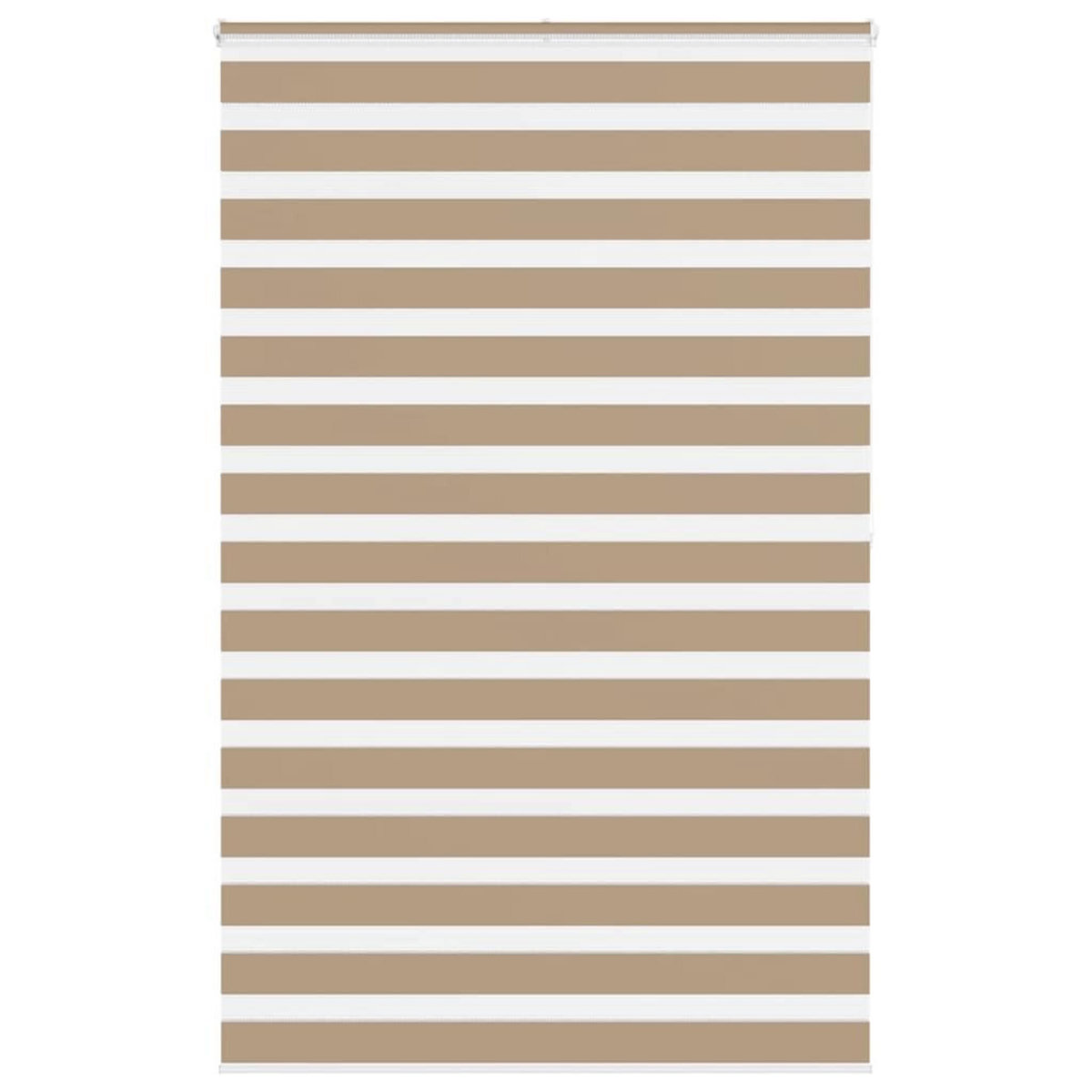 VIDAXL Store zebre marron sable largeur du tissu 145,9 cm polyester