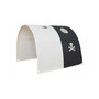 Voir la diapositive 1 : HomeStyle4U Tunnel de lit enfant coloris blanc et noir motif Pirate
