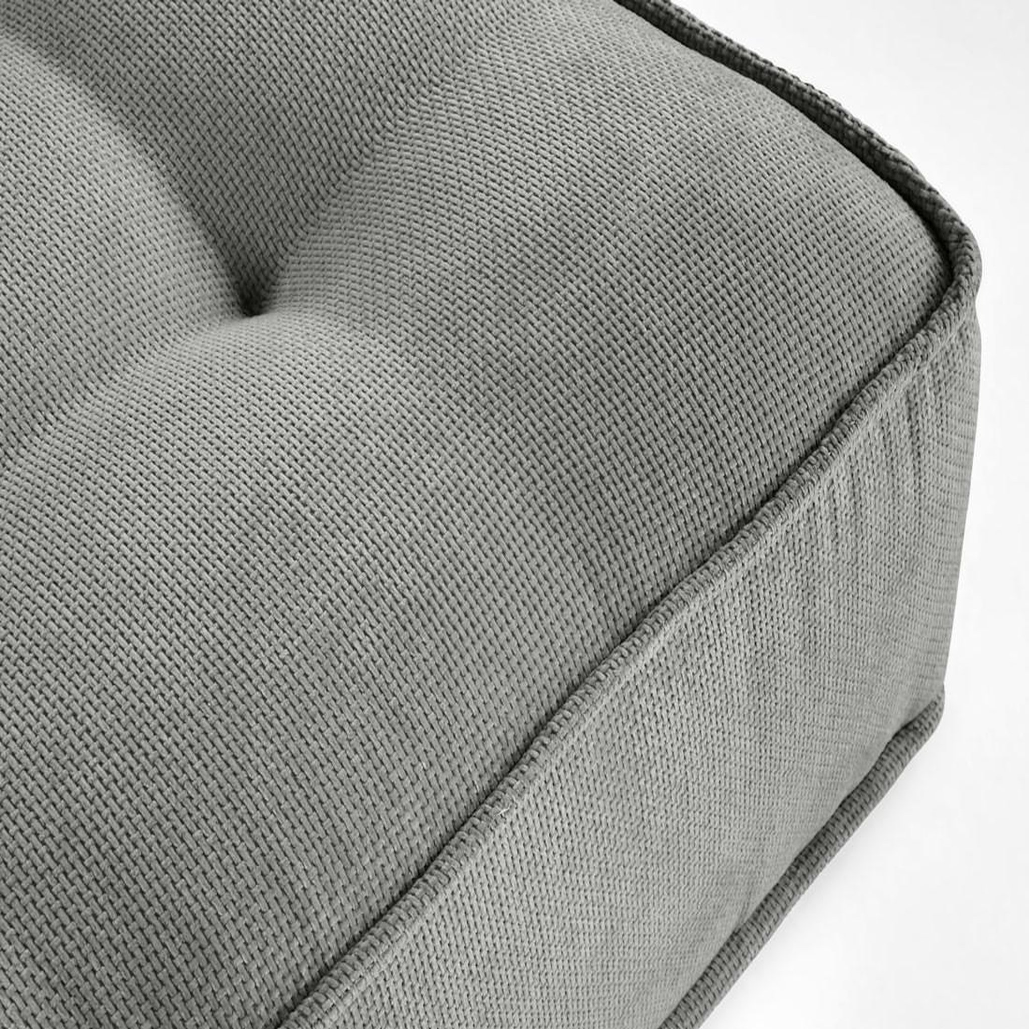 Voir la diapositive 2 : LISA DESIGN Marisol - canapé d'angle modulable 4 places - velours texturé