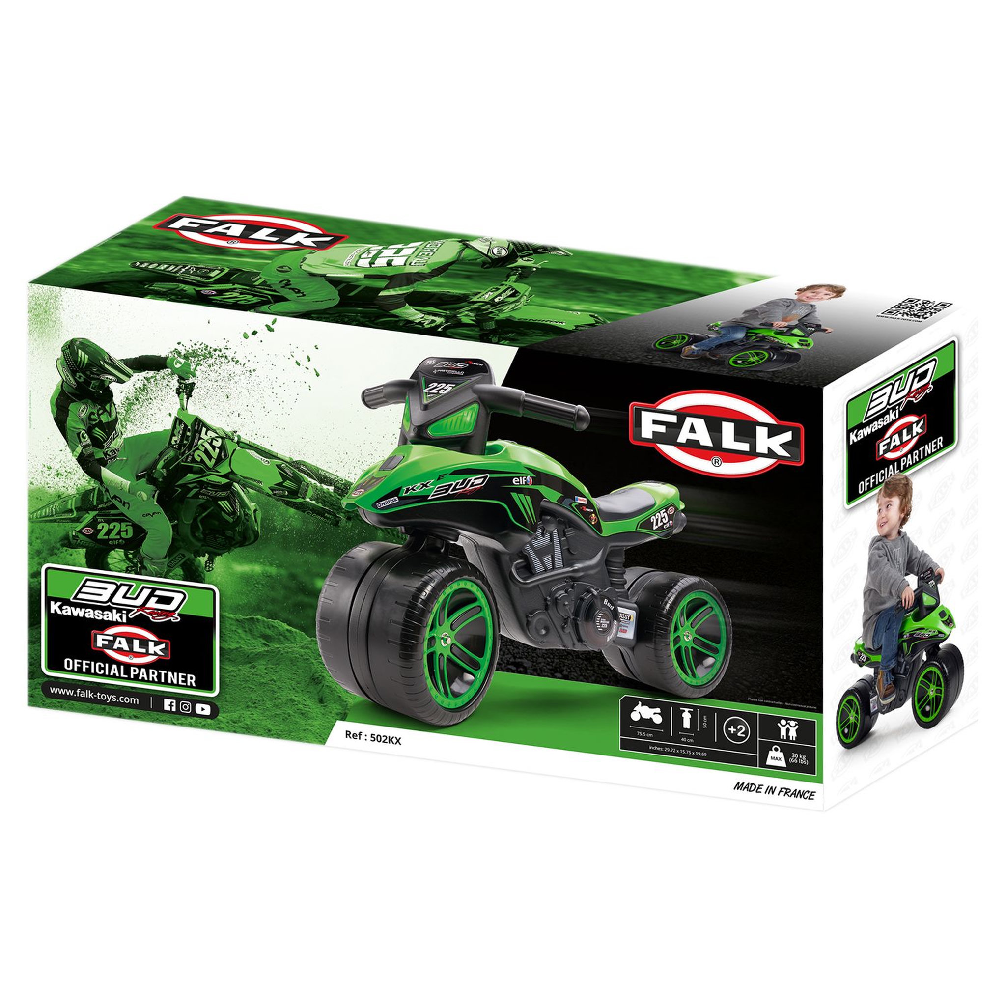 Voir la diapositive 5 : FALK Porteur moto Kawasaki