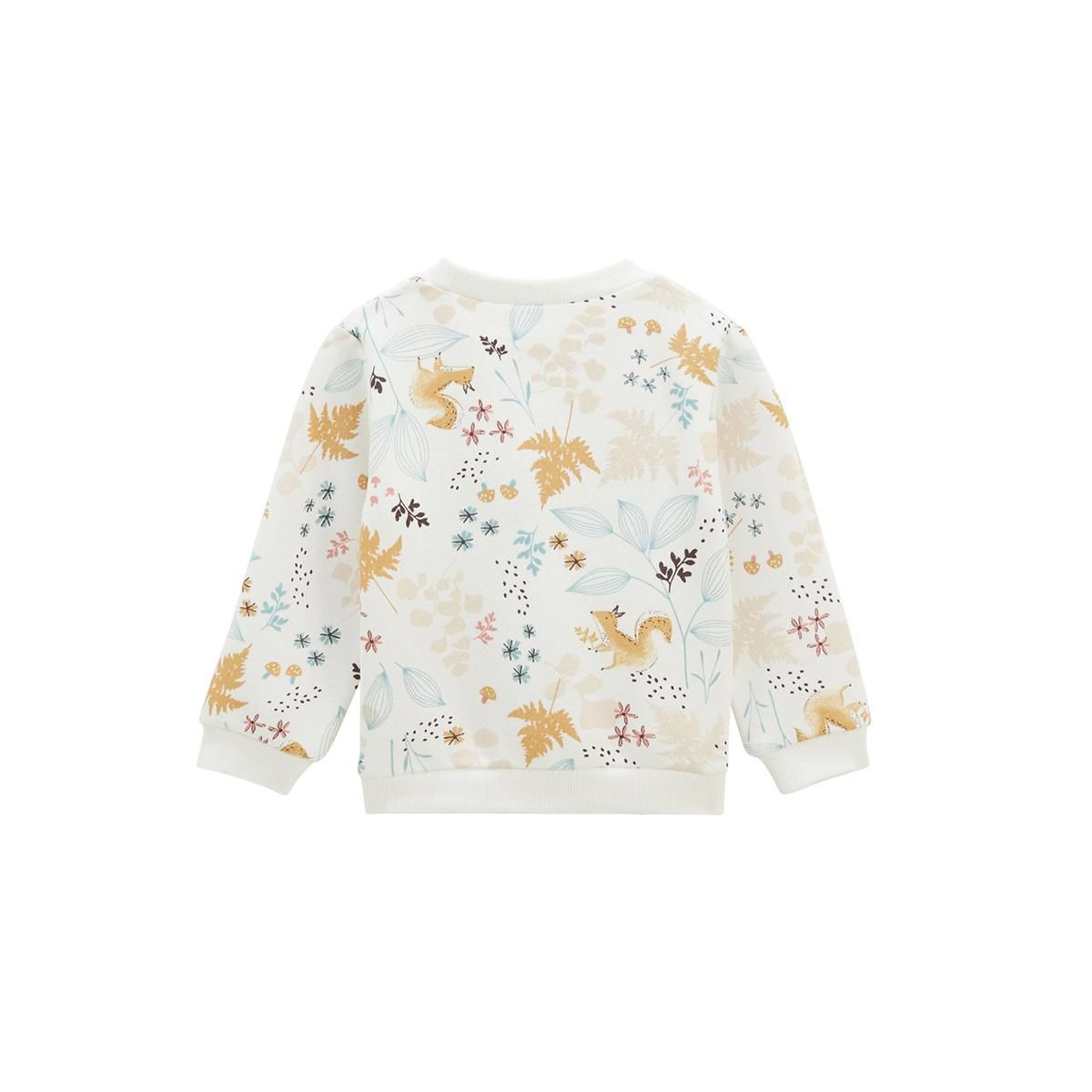 Petit Béguin Sweat-shirt bébé en molleton Bloom