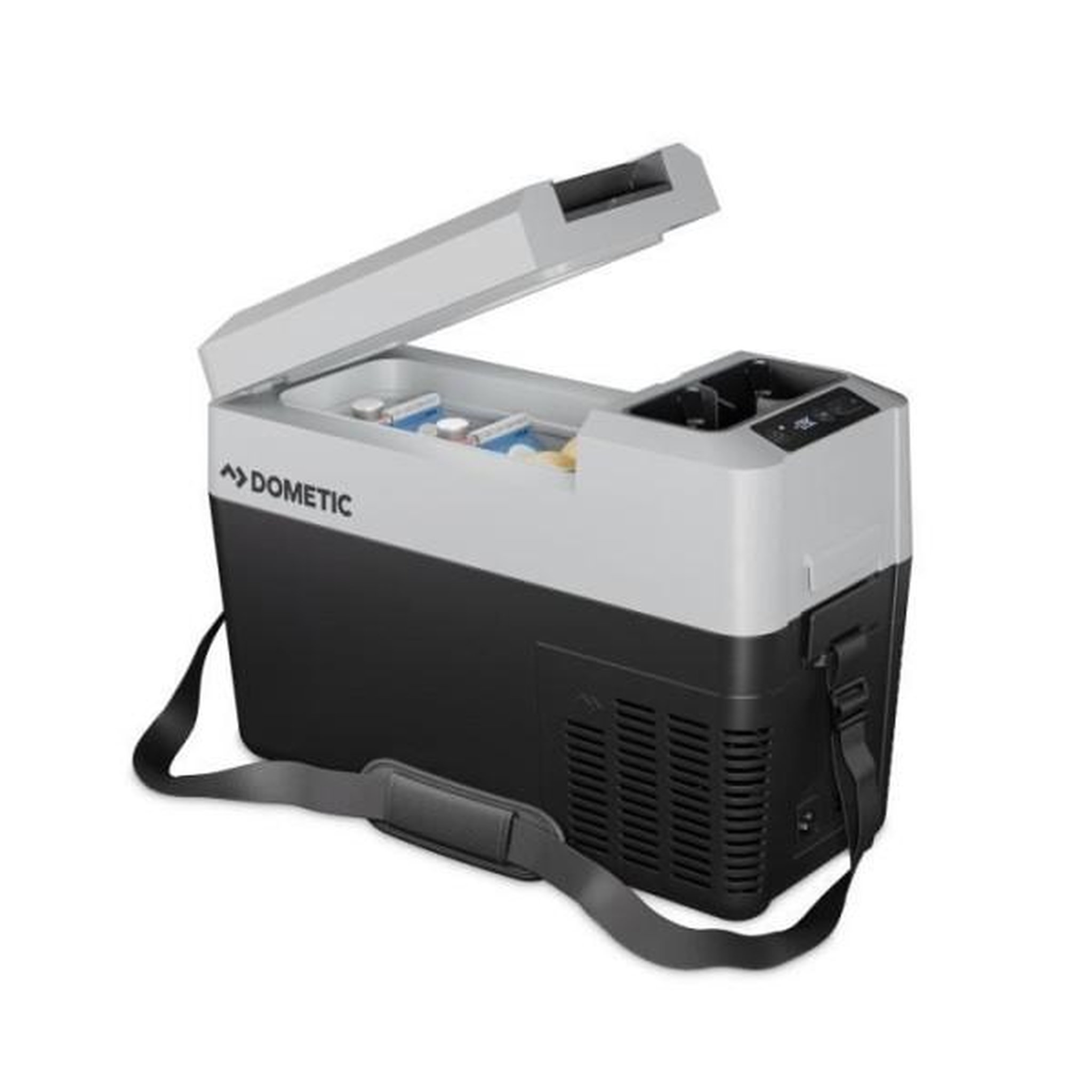 Voir la diapositive 2 : DOMETIC Glaciere   électrique portable - DOMETIC - CFF12 - A compression - 13 litres - 12 V - 24 V allume cigare - 230 V - Noir