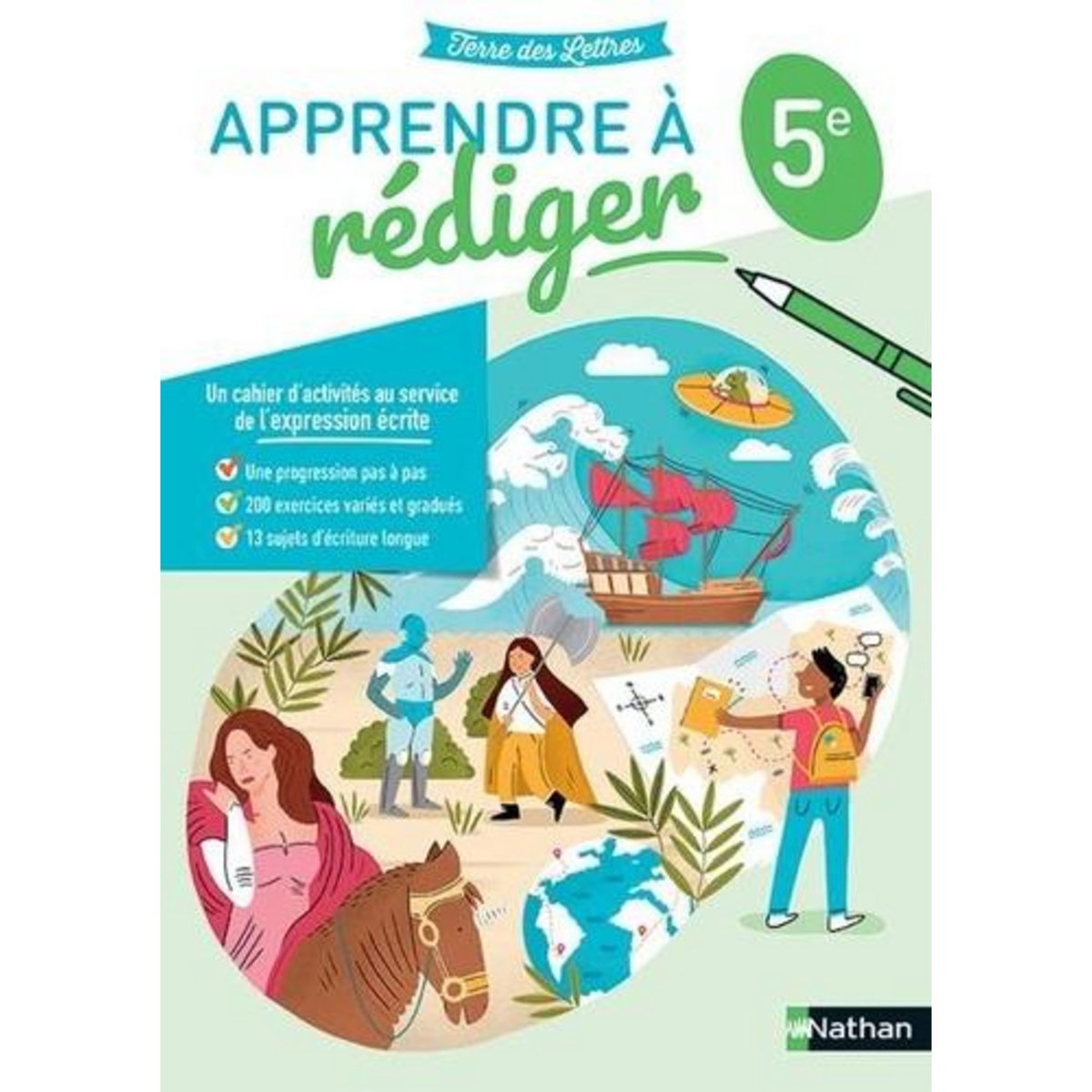 APPRENDRE A REDIGER 5E TERRE DES LETTRES, Hars Catherine