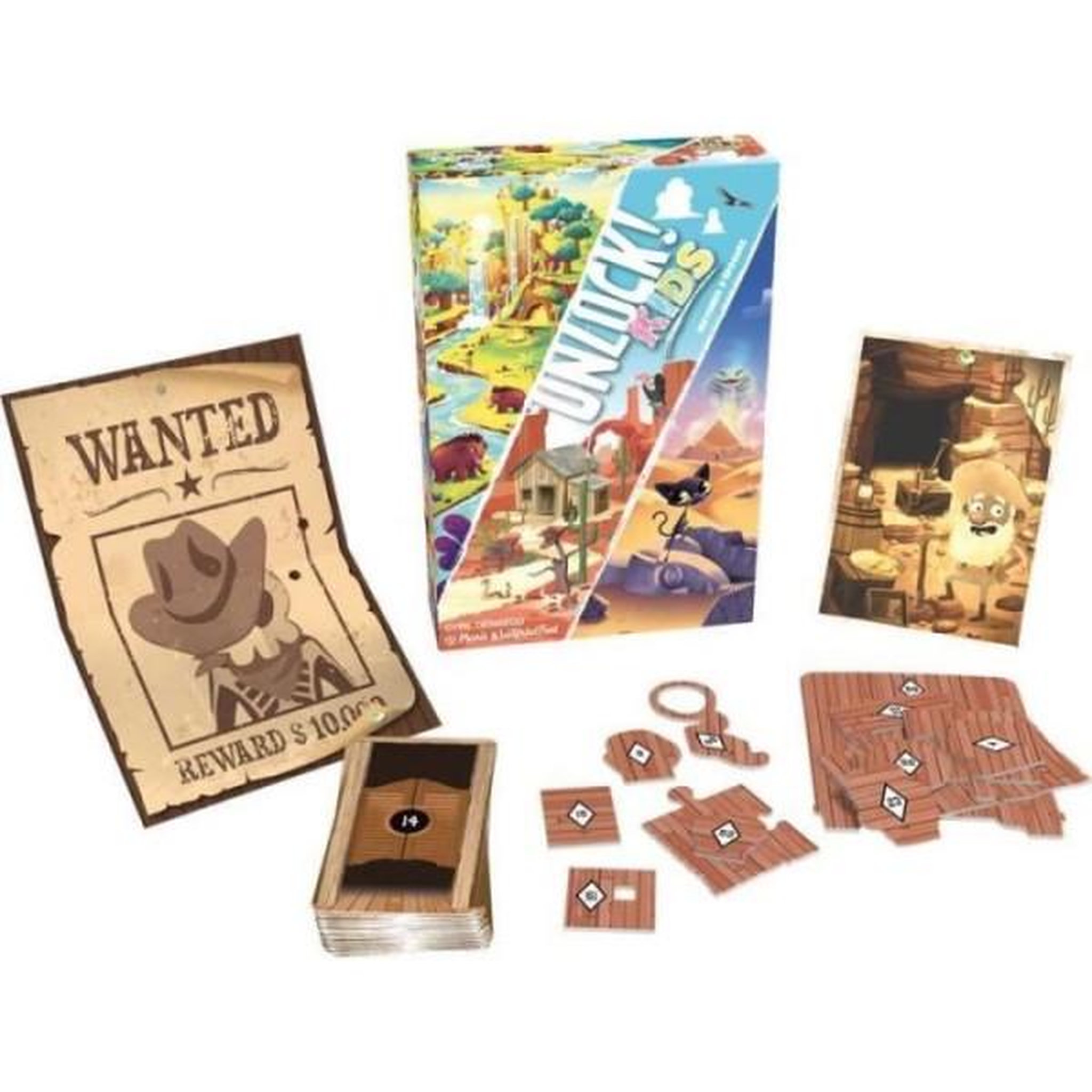 Voir la diapositive 4 : Asmodee Unlock! Kids histoires epoques - asmodee - jeu de société - enigmes et aventures pour enfants