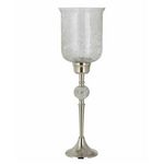 Paris Prix Photophore sur Pied  Sphère Diamant  55cm Argent