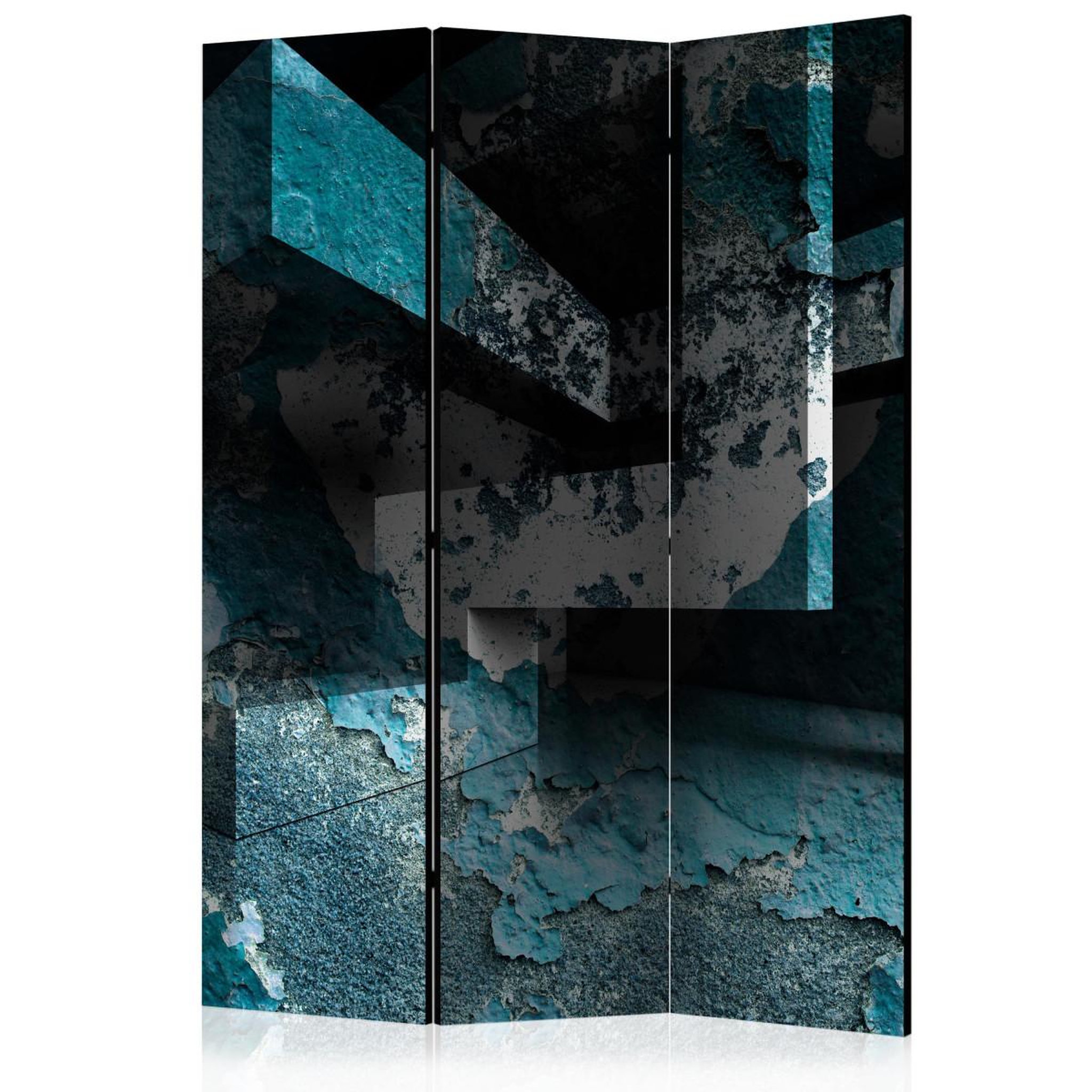 Paris Prix Paravent 3 volets  azure geometry  135x172cm