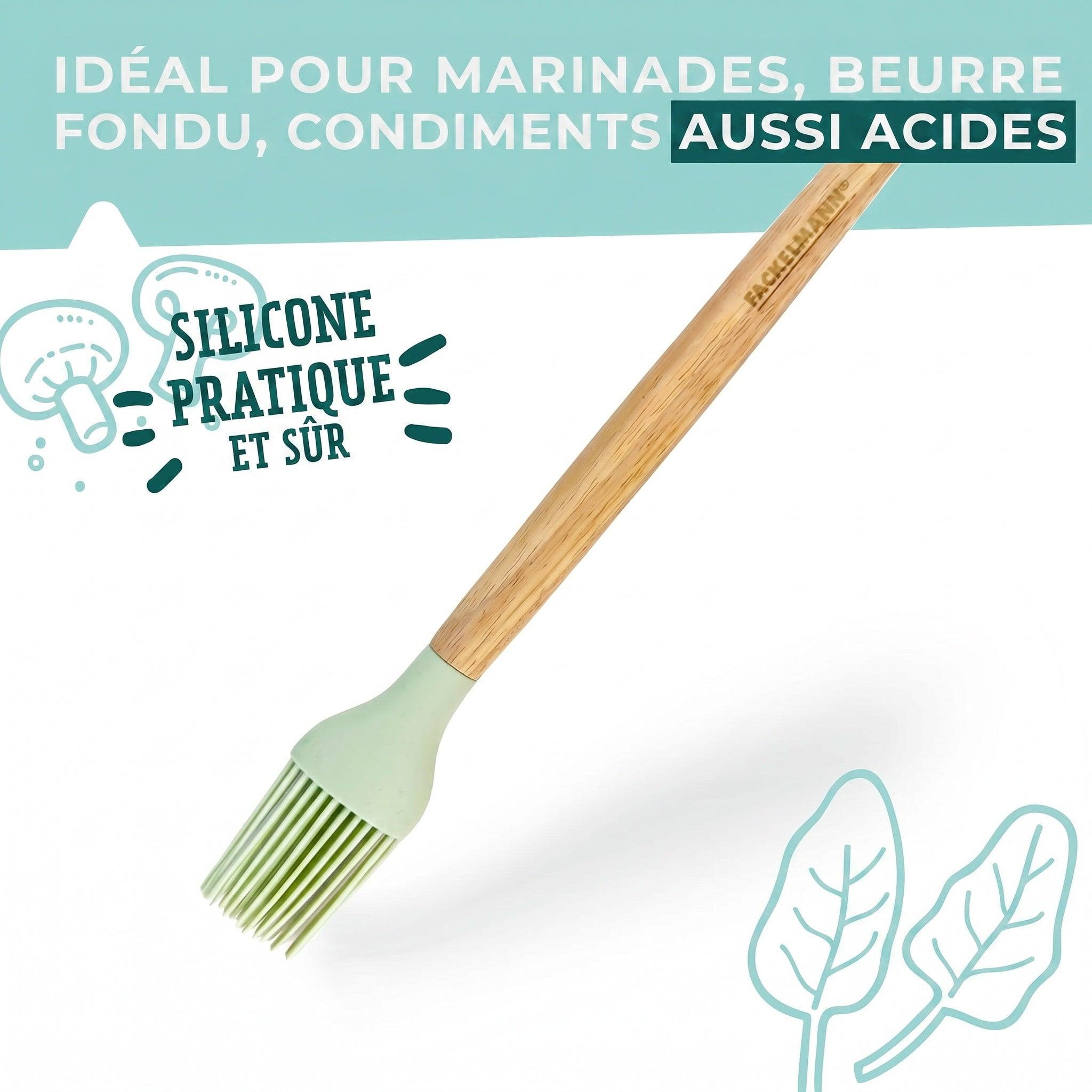 Voir la diapositive 5 : Fackelmann Pinceau de cuisine et pâtisserie en poils silicone fackelmann ocean