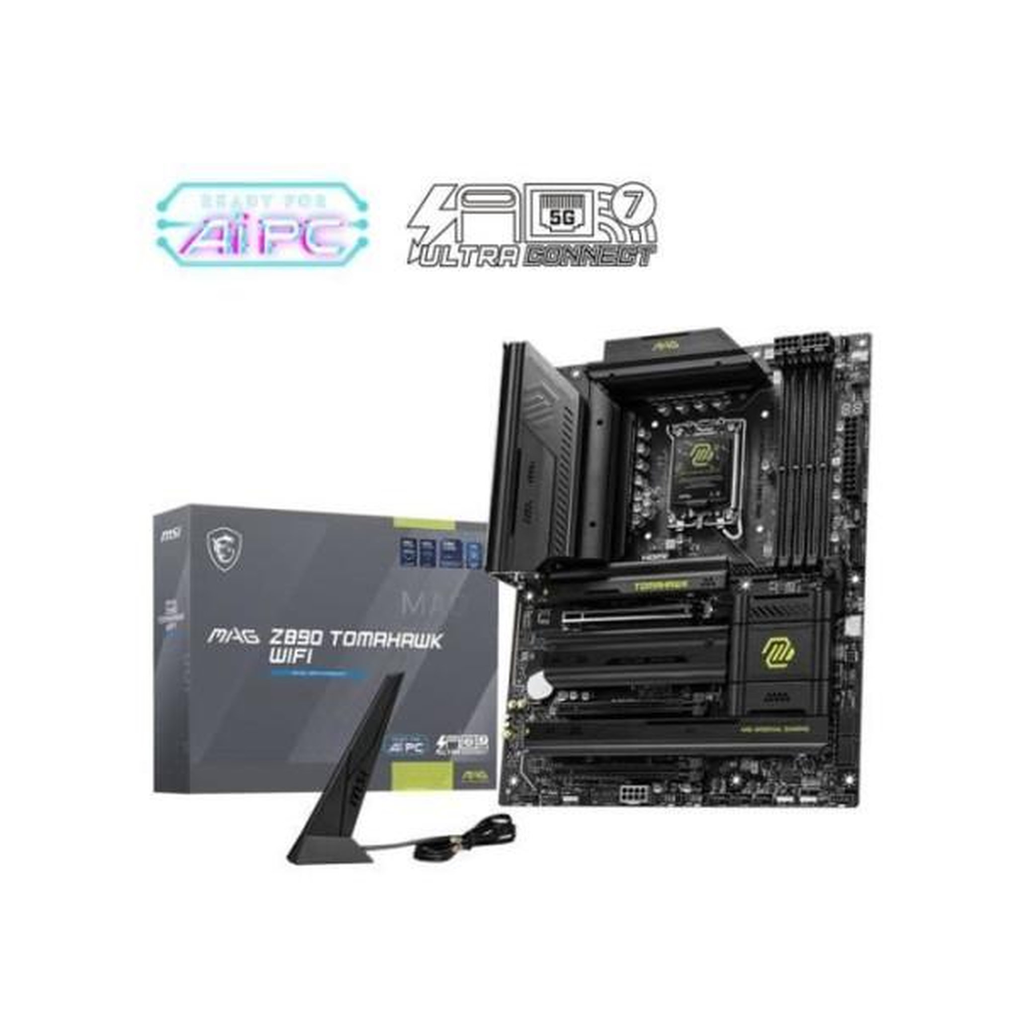 MSI Carte mere - MSI - MAG Z890 TOMAHAWK WIFI - Wi-Fi 7, 5G LAN, Thunderbolt, PCIe 5.0, Intel Core Ultra