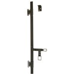 CENTRALE BRICO Espagnolette acier bichromaté, H.1500 x P.500 mm