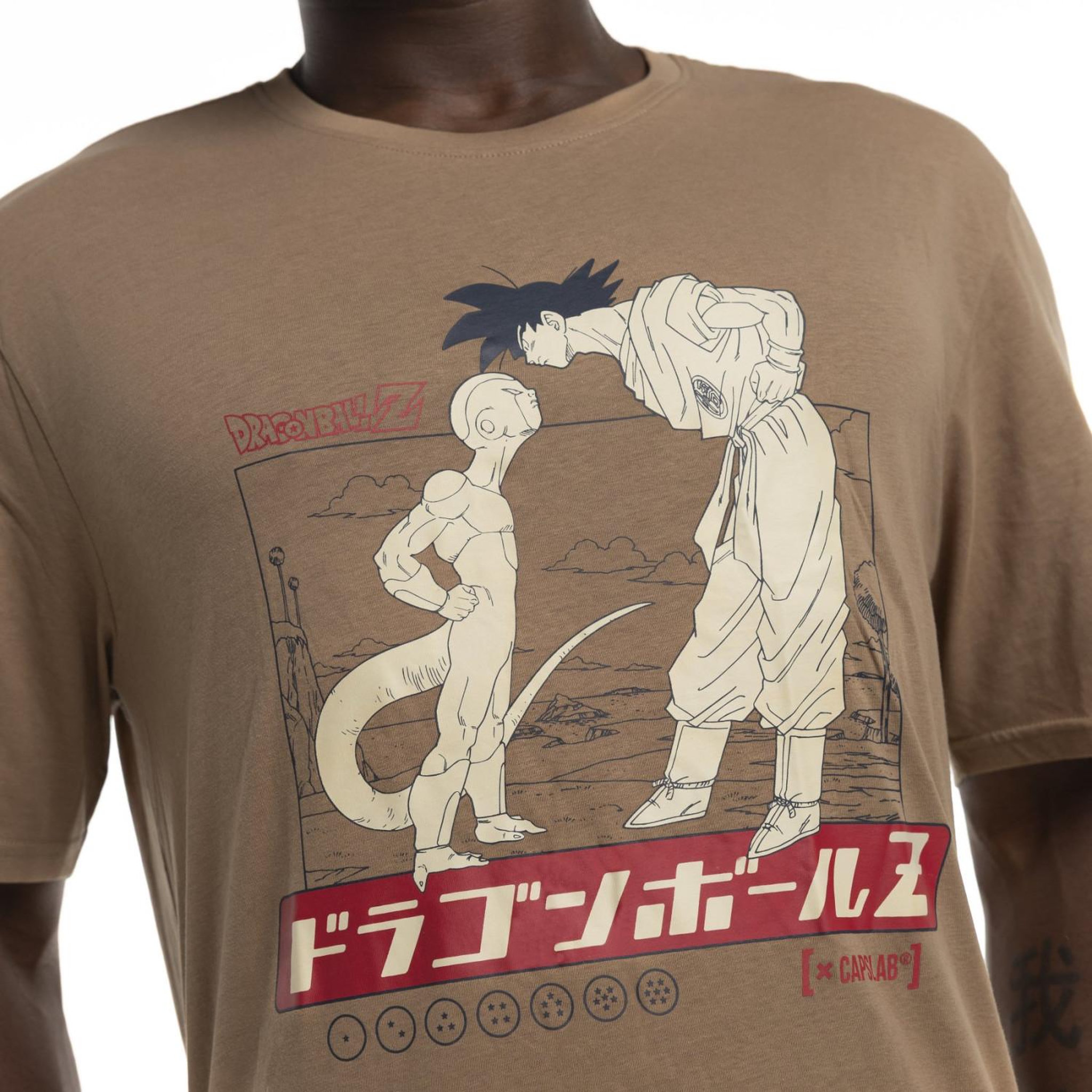 Voir la diapositive 2 : CAPSLAB T-shirt homme relax fit dragon ball z namek