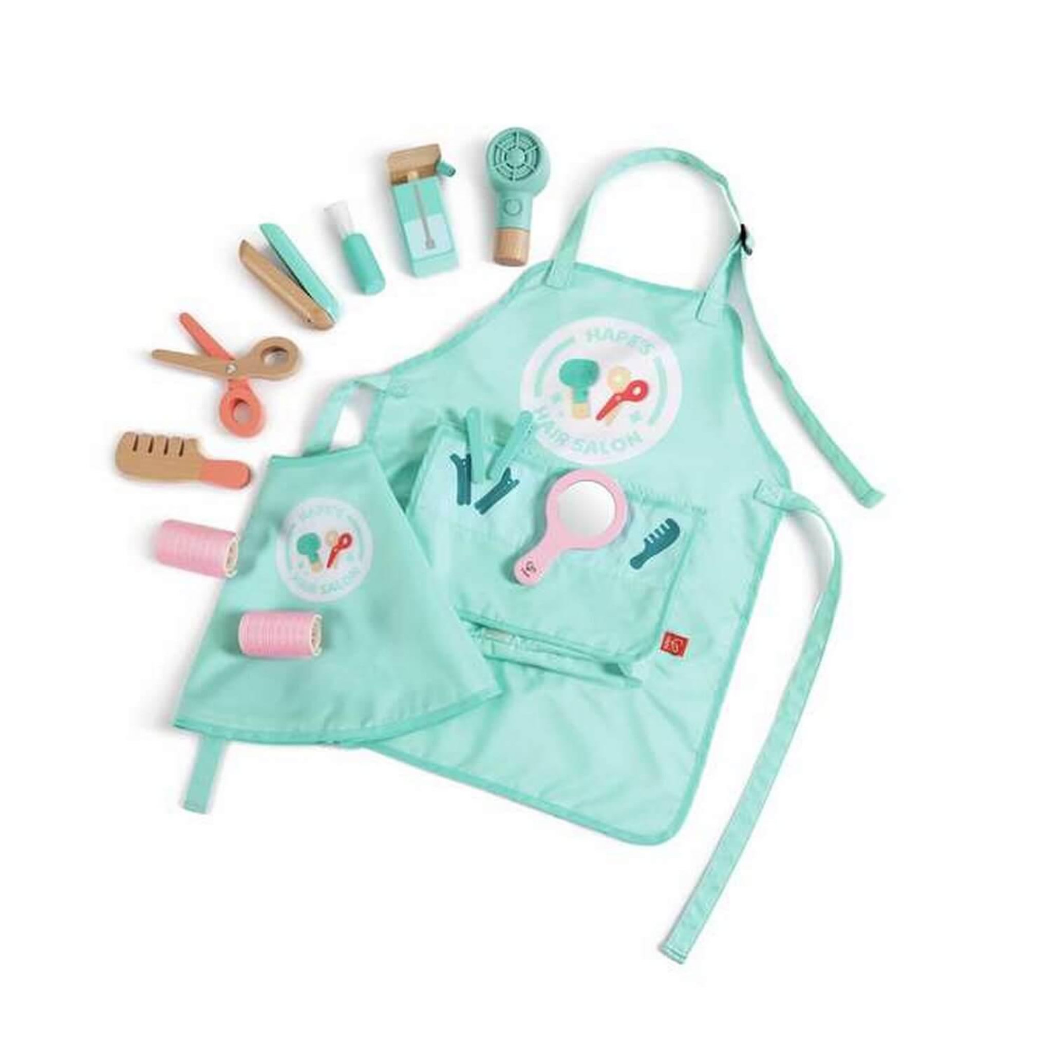 Voir la diapositive 4 : Hape Kit du petit coiffeur en bois
