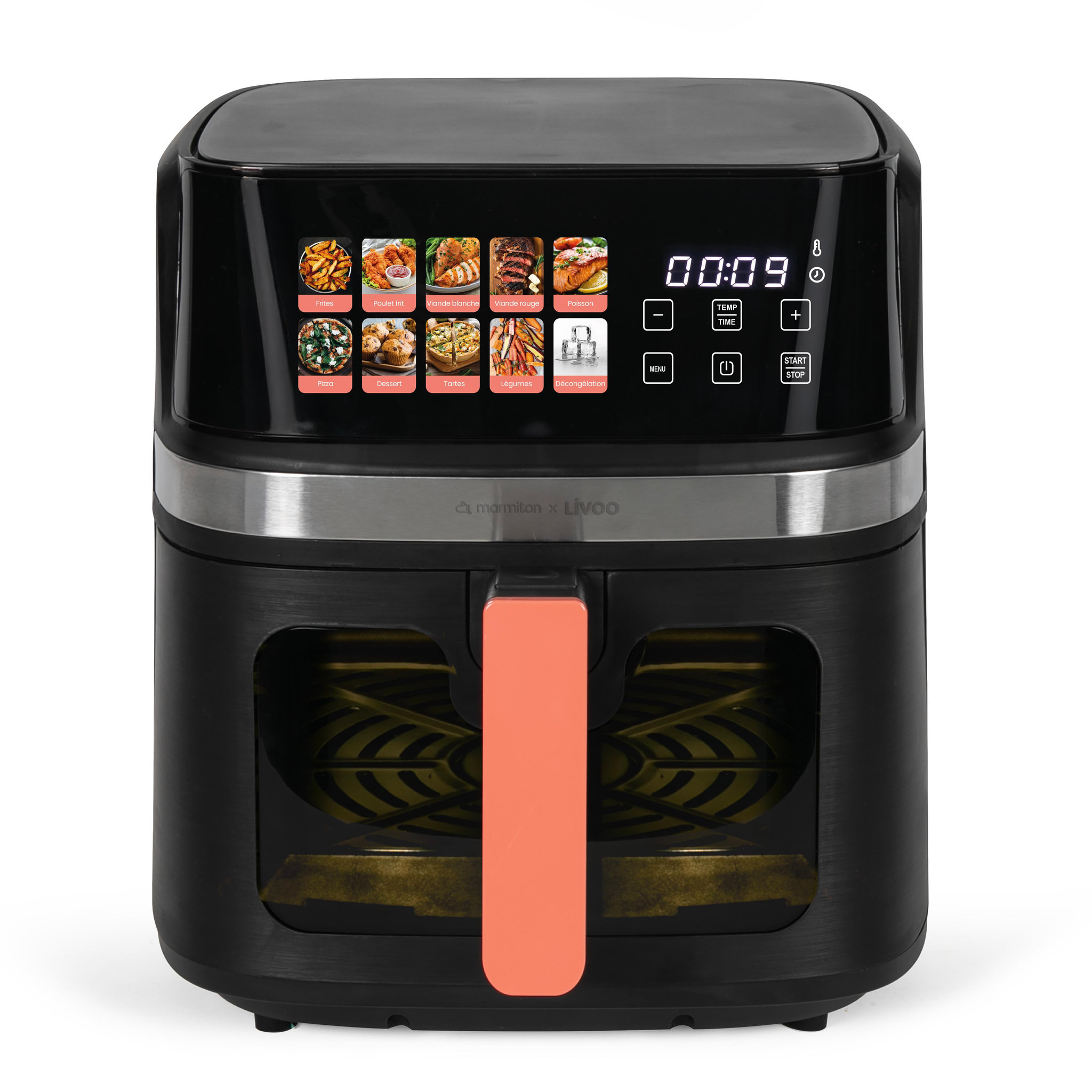 LIVOO Friteuse sans huile 8l 1700w - doc343co