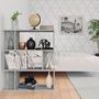 Voir la diapositive 5 : VIDAXL Bibliotheque/Cloison Sonoma gris 80x24x96 cm Bois d'ingenierie