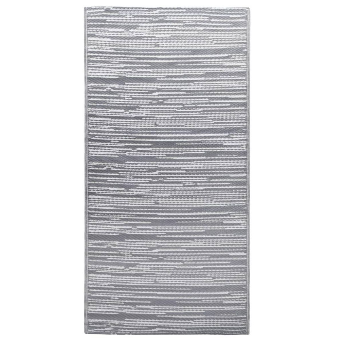 VIDAXL Tapis d'exterieur ARAKIL Gris 120x180 cm PP