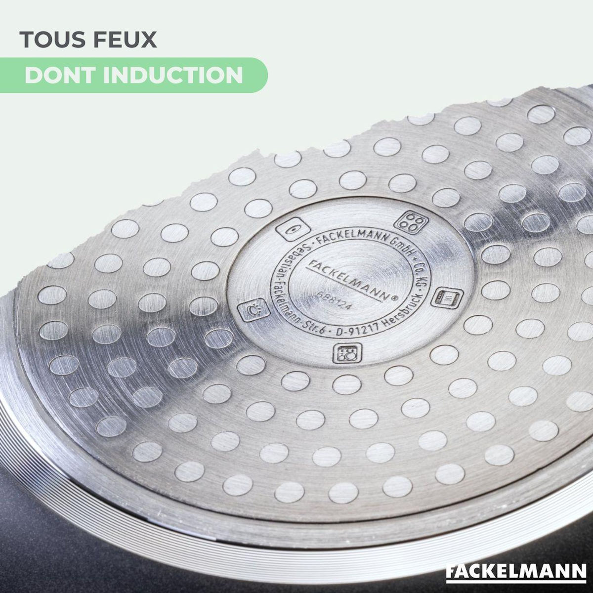 Fackelmann Set chandeleur crêpière 26 cm et 2 ustensiles Fackelmann Brandao
