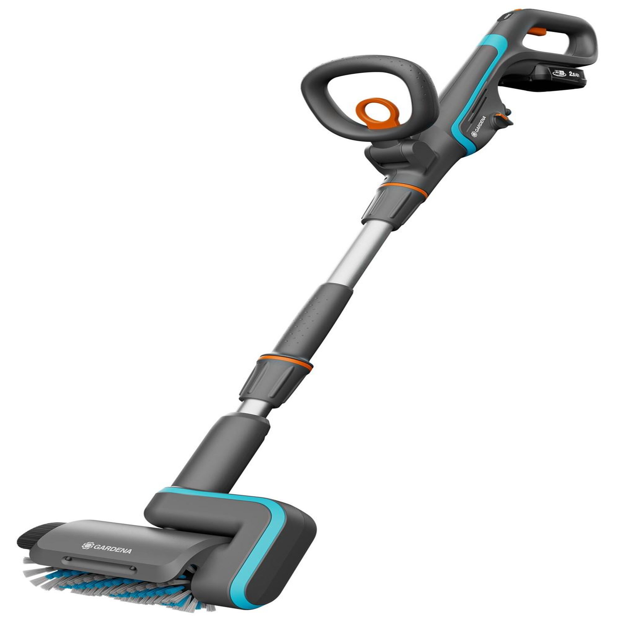 Gardena Nettoyeur de terrasse AquaBrush 18V / P4A - Patio - Kit prêt-à-l'usage