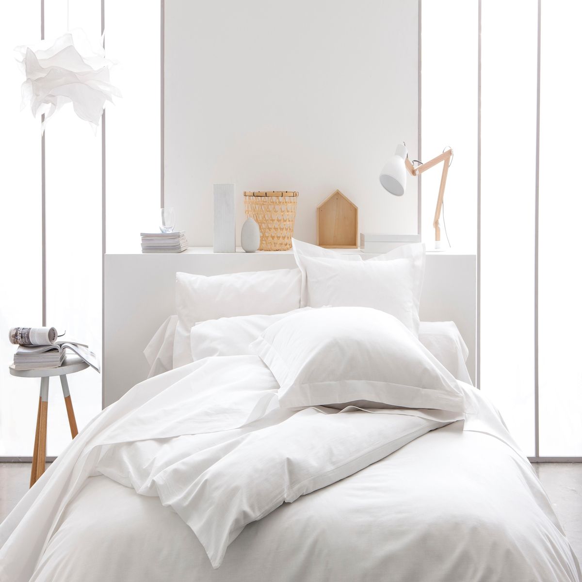 TODAY Drap plat uni coton 57 fils