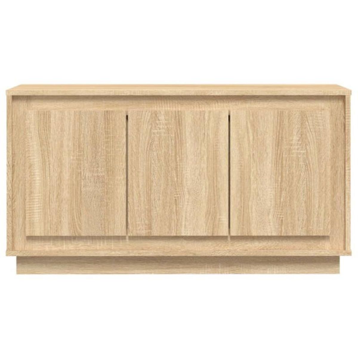 VIDAXL Buffet chêne sonoma 102x35x55 cm bois d ingénierie
