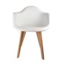 Voir la diapositive 3 : The Home Deco Factory Fauteuil scandinave pour enfant coloris blanc