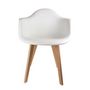 Voir la diapositive 3 : The Home Deco Factory Fauteuil scandinave pour enfant coloris blanc