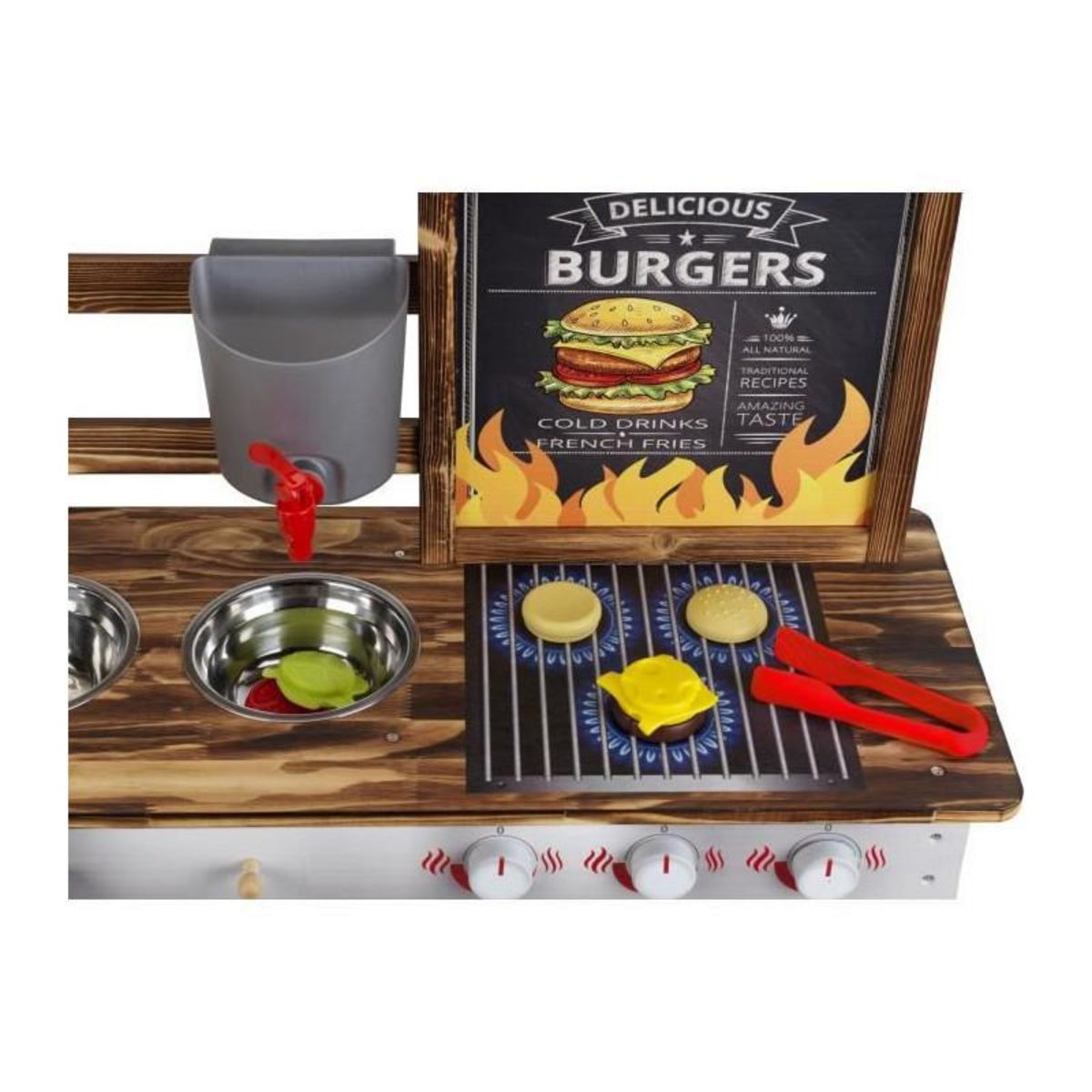 Klein Cuisine d'été en bois Beach Picnic avec 23 accessoires - KLEIN - 2368