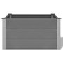 Voir la diapositive 4 : VIDAXL Lit sureleve de jardin WPC 100 x 50 x 54 cm Gris