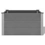 Voir la diapositive 4 : VIDAXL Lit sureleve de jardin WPC 100 x 50 x 54 cm Gris