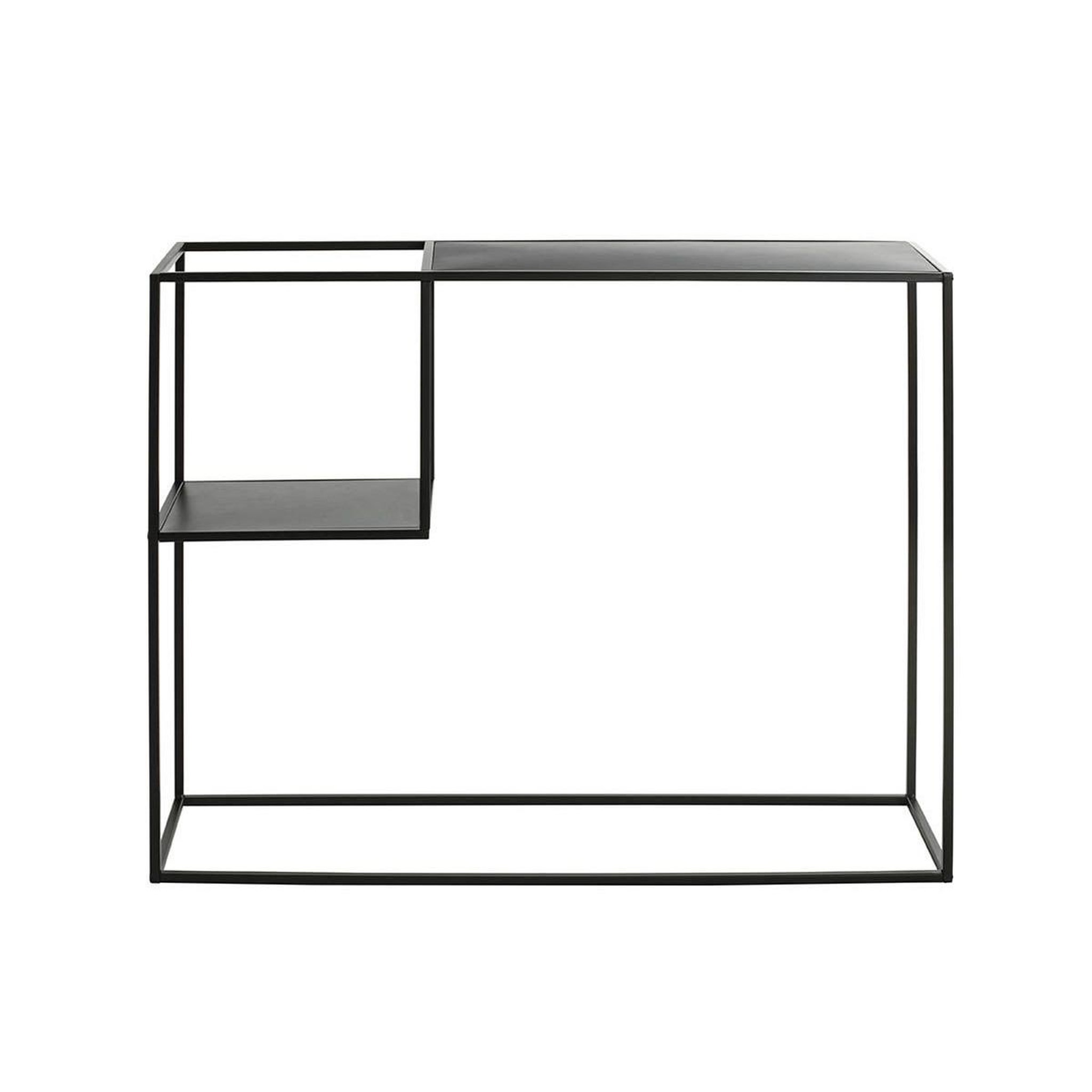 Voir la diapositive 2 : Paris Prix Console design en métal  soraya  100cm noir
