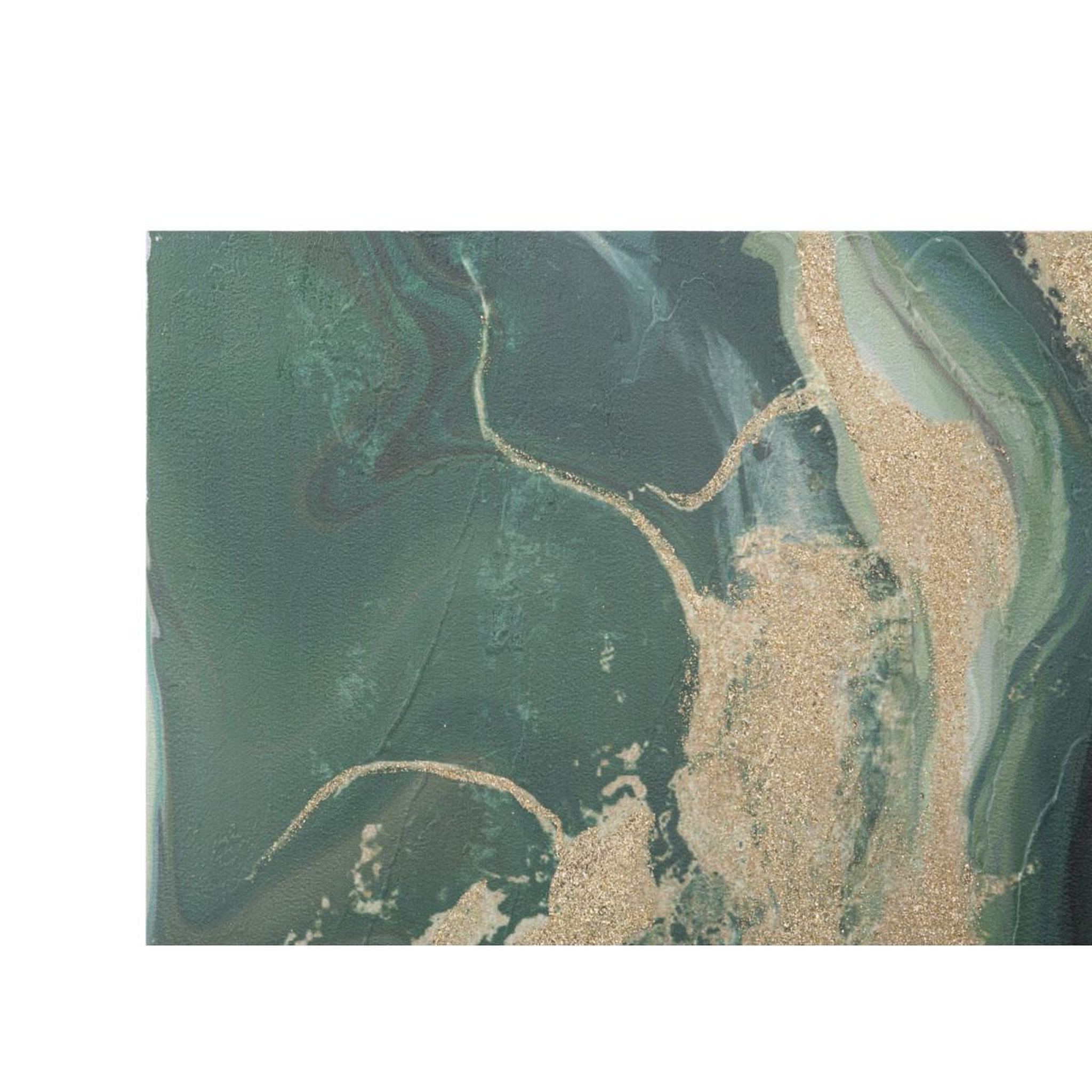 Voir la diapositive 2 : Paris Prix Toile peinture déco  greenery  80x100cm multicolore