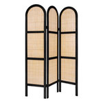 ATMOSPHERA Paravent Déco Cannage  Sana  120x170cm Noir