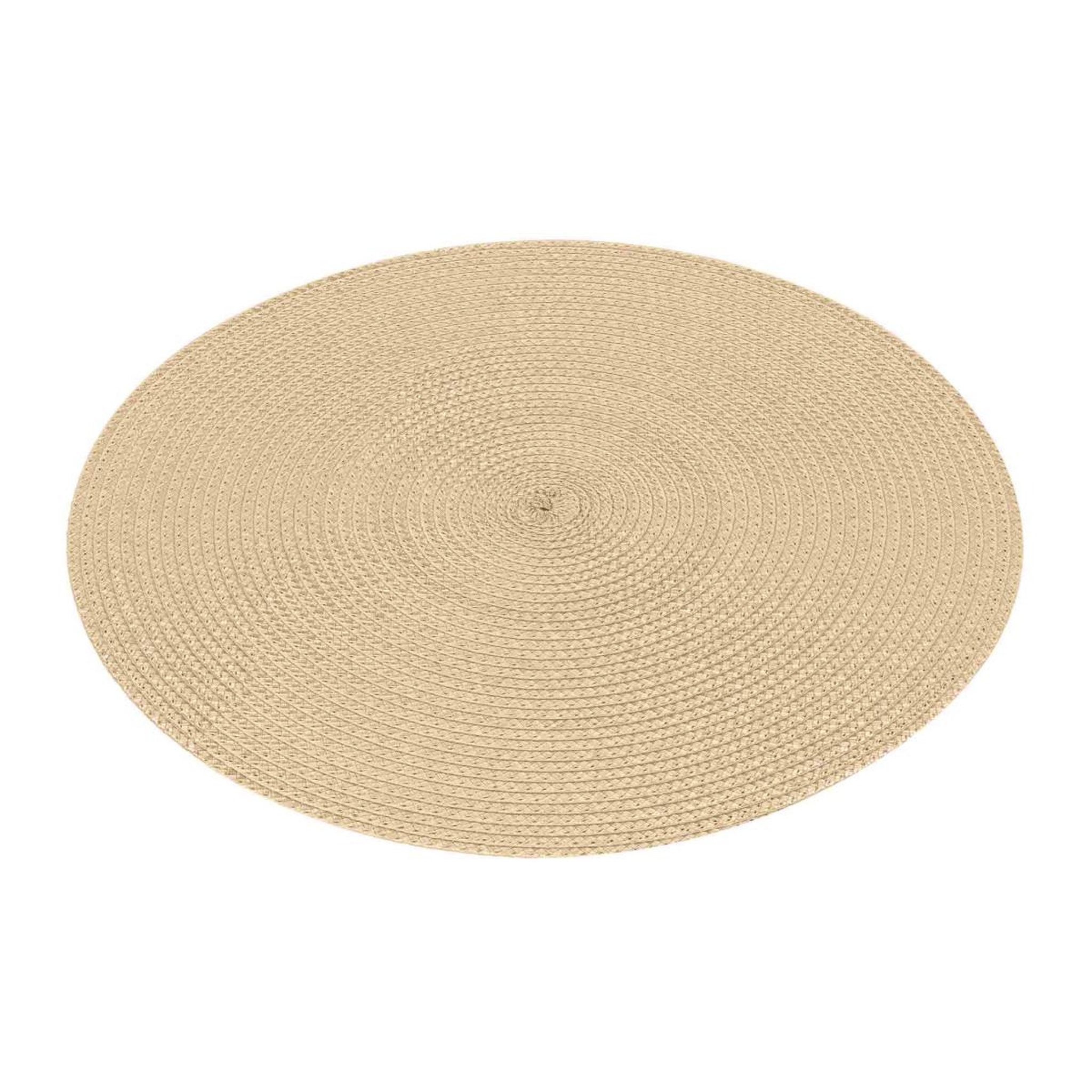 Douceur d'Intérieur Set de table uni  zebulon  35cm beige lin