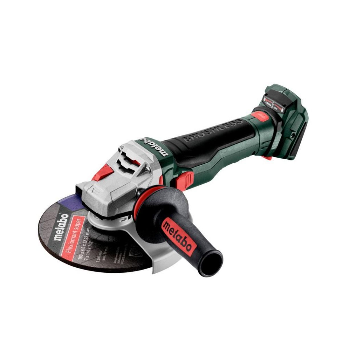 METABO SAS Meuleuse 180 mm 18 V WB 18 LTX BL 15-180 (sans batterie ni chargeur), coffret