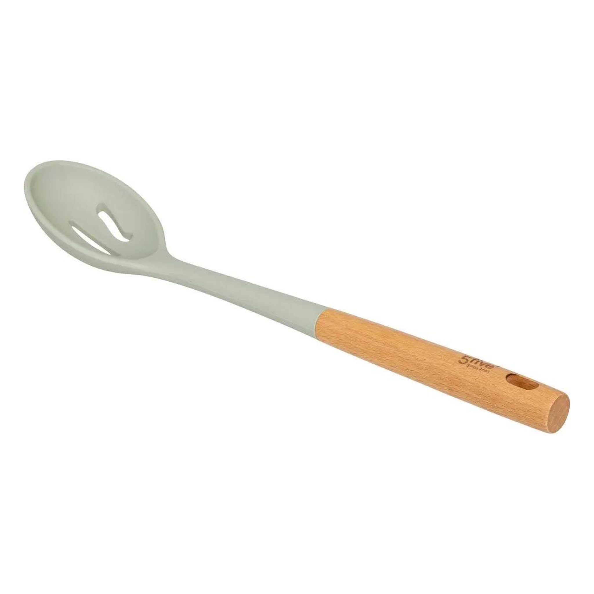 FIVE Cuillère ajourée en silicone  horizon  34cm vert