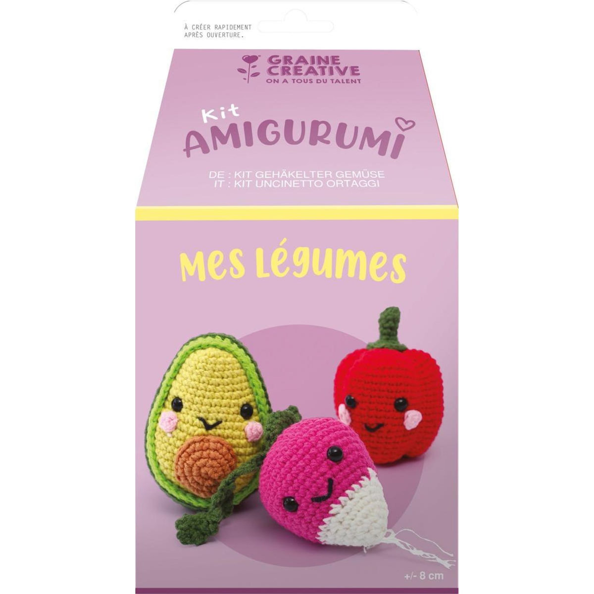 Graine créative Kit Amigurumi - mes legumes