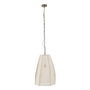 Voir la diapositive 1 : Paris Prix Lampe Suspension en Lin  Poire  173cm Blanc