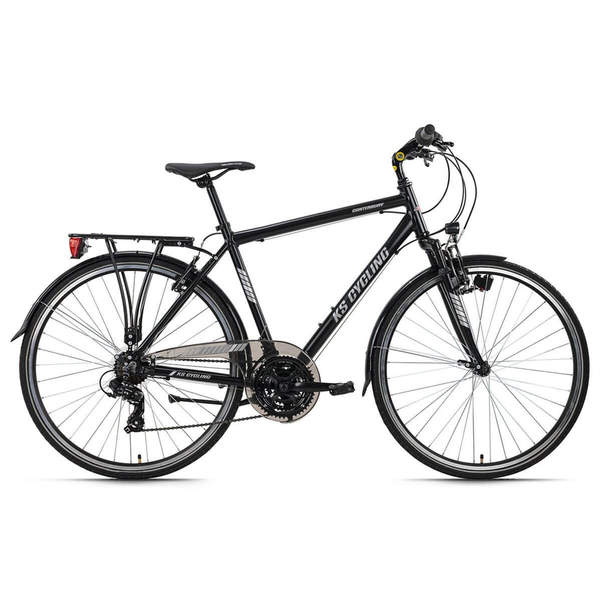 VTC homme 28 aluminium Canterbury noir TC 58 cm