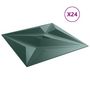 Voir la diapositive 4 : VIDAXL Panneaux muraux 24 pcs vert 50x50 cm XPS 6 m² etoile