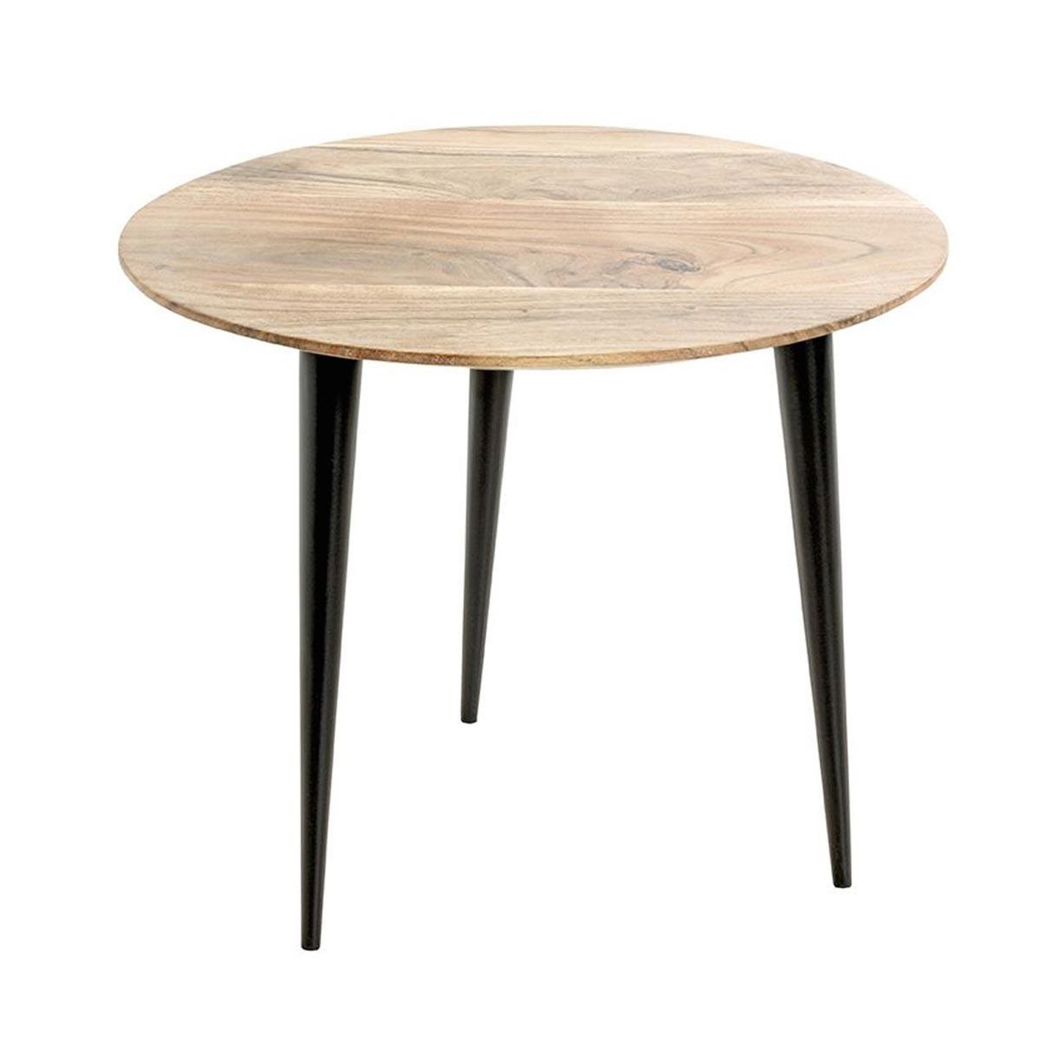 Voir la diapositive 2 : Paris Prix Table basse en bois  ciotat  50cm naturel & noir