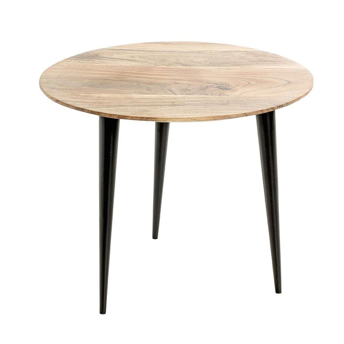Paris Prix Table Basse en Bois  Ciotat  50cm Naturel & Noir