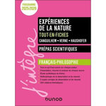 EXPERIENCES DE LA NATURE TOUT-EN-FICHES - PREPAS SCIENTIFIQUES FRANCAIS-PHILOSOPHIE. CANGUILHEM - VERNE - HAUSHOFER, EDITION 2025-2026, Chaumontet Olivia