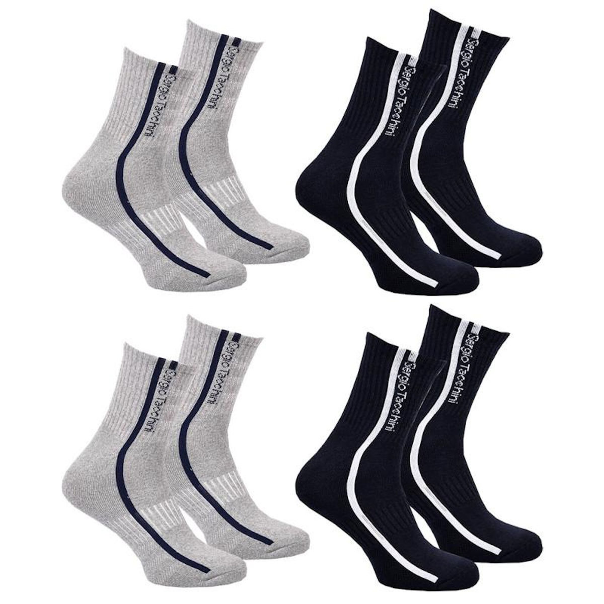 SERGIO TACCHINI Chaussettes QUARTER SERGIO TACCHINI Lot de 4 Paires